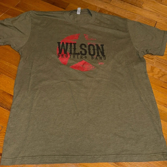 WILSON BROTHERS BAND Short Sleeve Round Neck T-Shirt Next Level XL - Picture 3 of 9